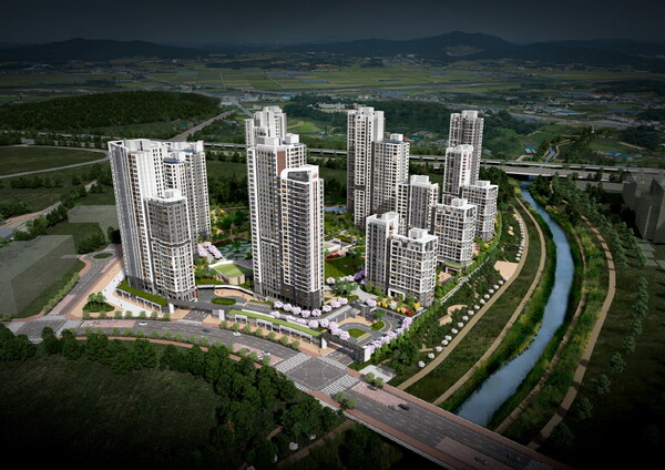 힐스테이트 도안리버파크 2차 조감도 [현대건설 제공=뉴스퀘스트]