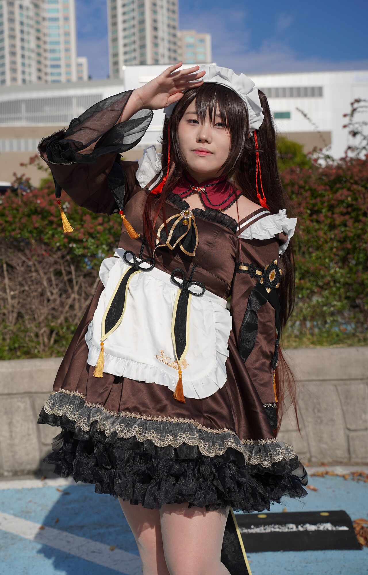 문채원(20)씨는 "작년에도 지스타에 참가했었다"며 "다른 부분들은 너무나 만족스럽고 코스프레를 하는 분들을 위해 물품 보관소가 좀 더 많아졌으면 좋겠다"고 말했다. [사진=김민우 기자]