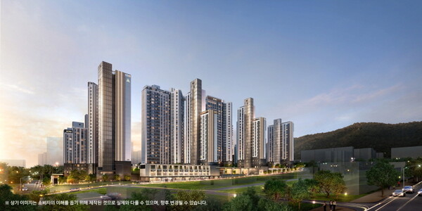 아크로 리츠카운티 투시도. [공급사 제공]