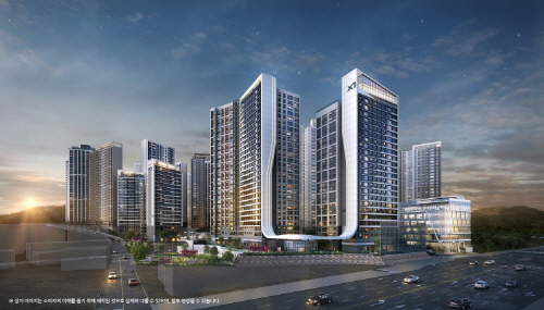 평촌자이 퍼스니티 투시도. [공급사 제공]