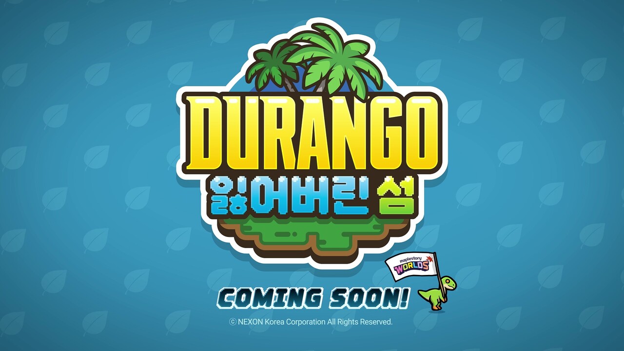넥슨은 '메이플스토리 월드'의 신규 월드 '듀랑고: 잃어버린 섬' 트레일러를 공개했다. [넥슨 제공=뉴스퀘스트]