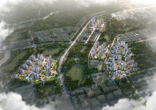 고덕국제화신도시 ‘패키지형 공모사업' P1 조감도 [우미건설 제공=뉴스퀘스트]