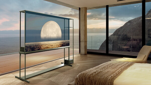 세계 최초의 무선∙투명 TV 'LG 시그니처 올레드 T' 제품 이미지 [LG전자 제공=뉴스퀘스트]