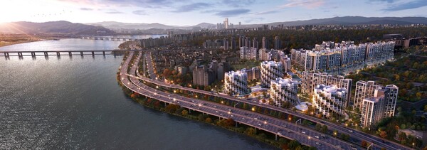 삼성물산 한남4구역 제안 조감도. [사진=삼성물산 제공]