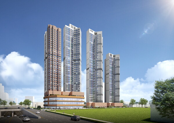 숭의역 라온프라이빗 투시도 [라온건설 제공=뉴스퀘스트]