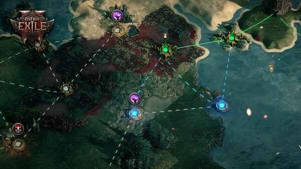 패스 오브 엑자일 2 아틀라스 지도. [사진=카카오게임즈]