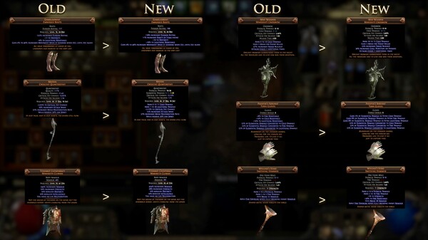 패스 오브 엑자일 2 고유 아이템 옵션 변경. [사진=카카오게임즈]