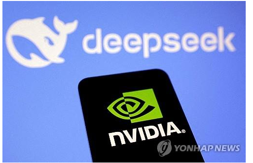 중국의 인공지능 스타트업 딥시크 쇼크와 미 연준의 금리동결로 31일 개장하는 국내 중시의 변동성이 불가피할 것으로 전망된다. 엔비디아와 딥시크 로고 [사진=로이터 /연합뉴스]