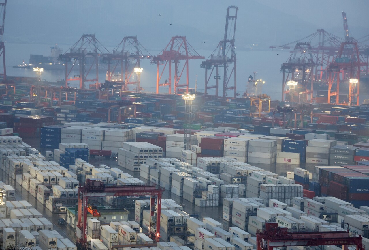 부산항 신선대부두. [사진=연합뉴스]