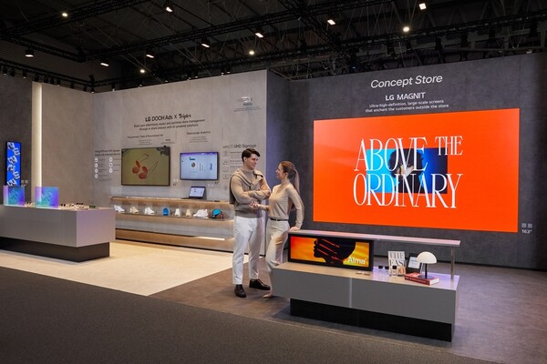  LG전자가 4일(현지시간)부터 스페인 바르셀로나에서 열리는 상업용 디스플레이 전시회 ISE 2025에서 초고화질 마이크로 LED 'LG 매그니트' 등 혁신 제품을 공개한다. [사진=LG전자]