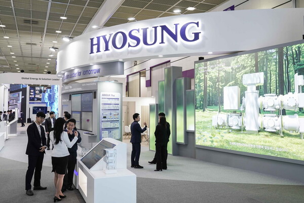 효성중공업이 ELECS KOREA 2025 전시회에서 AI 시대 지능형 전력기기 솔루션을 선보였다. [사진=효성중공업]