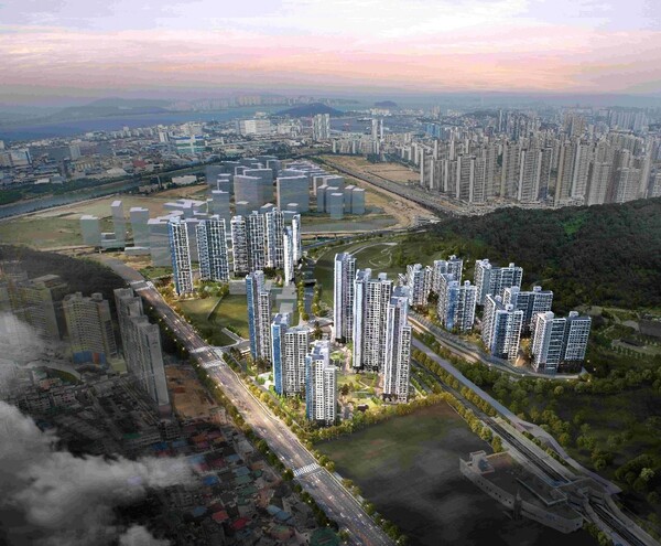 래미안 송도역 센트리폴 조감도 [사진=삼성물산 건설부문]