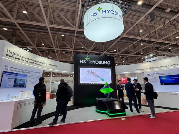 HS효성첨단소재가 4일~6일 독일 하노버에서 열리는 세계 최대 타이어 전시회인 ‘타이어 테크놀로지 엑스포 2025’에 참가했다. [사진=HS효성]