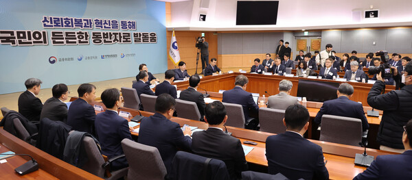 금융위원회와 금융감독원은 11일 정부서울청사에서 제7차 보험개혁회의를 열고, 이르면 올해 3분기부터 만 65세 이상인 종신보험 계약자는 사망보험금을 유동화해 연금 형태로 수령하거나 요양·간병·주거·건강관리 등의 서비스로 제공받을 수 있도록 관련 상품을 출시할 예정이라고 밝혔다. [사진=연합뉴스]