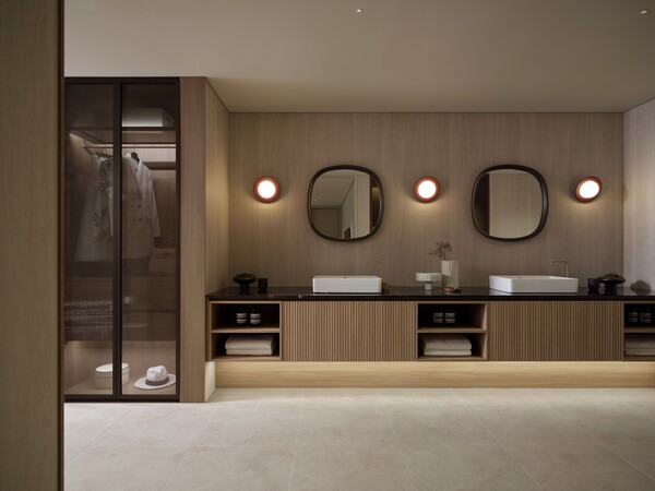 DL이앤씨 '디 셀렉션 하우스' 욕실. [사진=DL이앤씨]