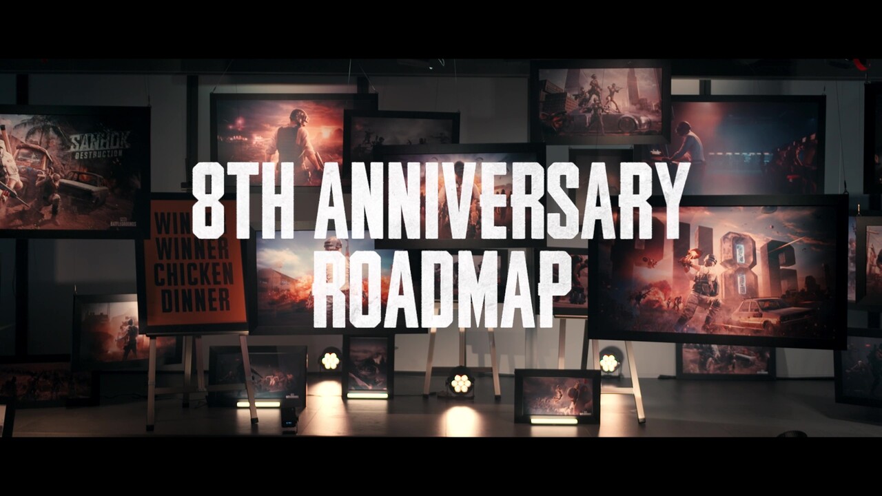 크래프톤 'PUBG: 배틀그라운드' 올해 개발 로드맵 이미지. [사진=크래프톤]