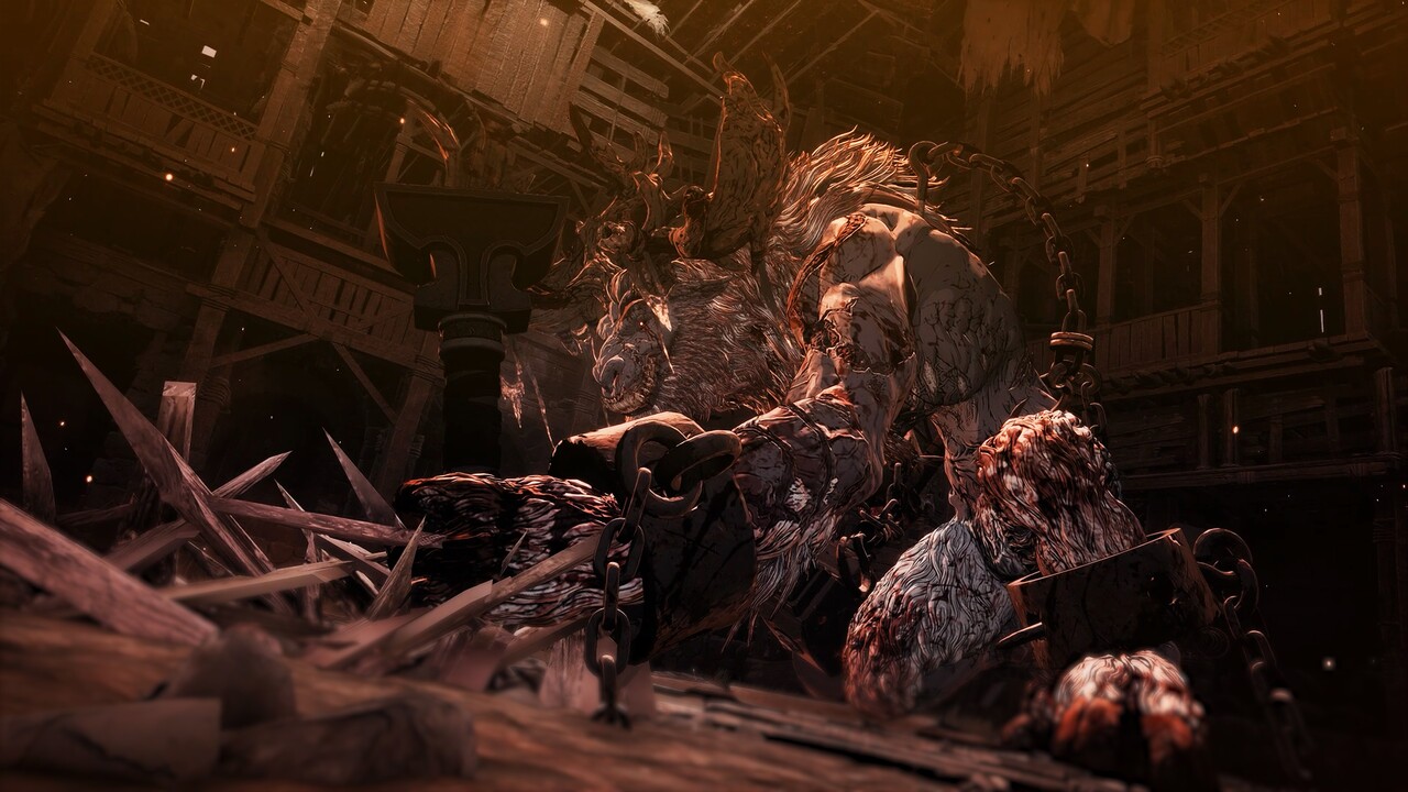 넥슨 '퍼스트 버서커: 카잔'의 보스 '볼바이노' 플레이 이미지. [사진=넥슨]