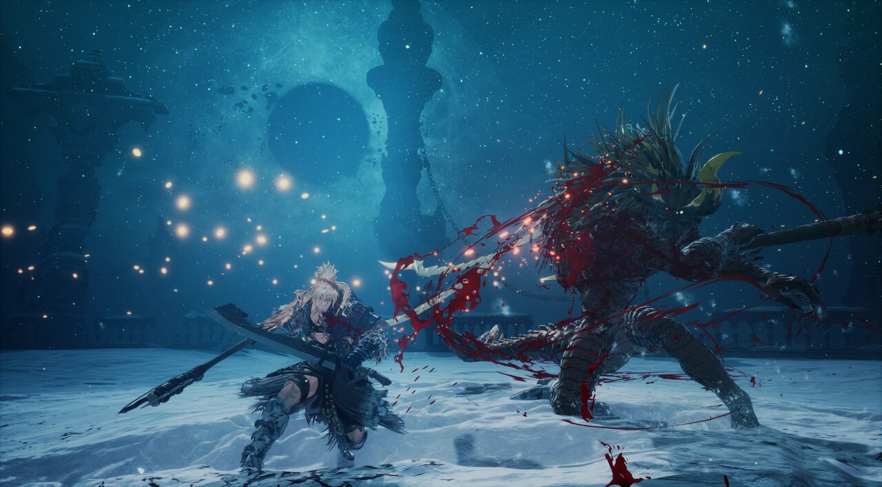 넥슨 '퍼스트 버서커: 카잔'의 보스 '바이퍼' 플레이 이미지. [사진=넥슨]