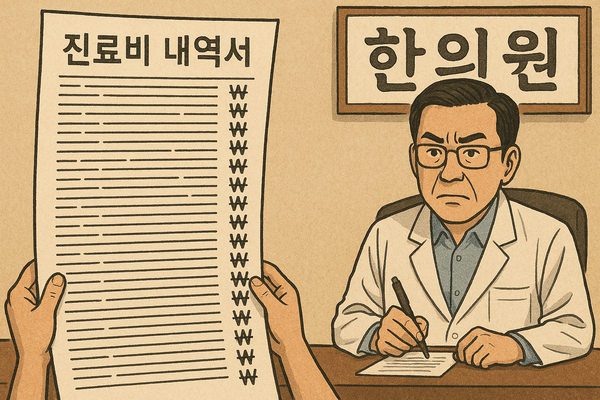 지난해 삼성화재·현대해상·KB손해보험·DB손해보험 등 대형 보험사 4곳의 자동차보험 ‘경상환자’ 치료비 증가율이 한의계가 의료계보다 4배 가까이 높은 것으로 집계됐다. [사진=DALL·E]