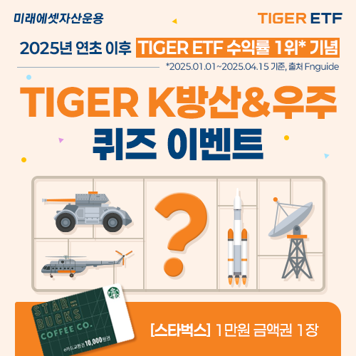 미래에셋자산운용은 ‘TIGER K방산&우주 ETF’ 순자산이 1,000억원을 돌파했다고 28일 밝혔다. [사진=미래에셋자산운용]