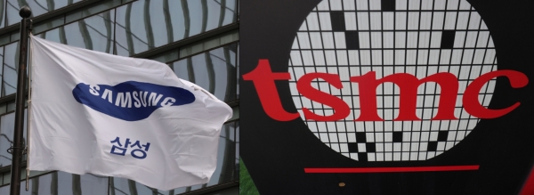 삼성전자와 TSMC의 매출 격차가 커지고 있다.  [사진=연합뉴스]
