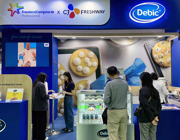 서울푸드 2025에 참가한 CJ프레시웨이-데빅 부스 모습. [사진=CJ프레시웨이]