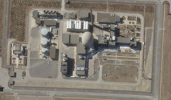 이란 아라크 핵시설 중수로 위성사진(2025년 2월 15일 촬영). [사진=AP/연합뉴스]