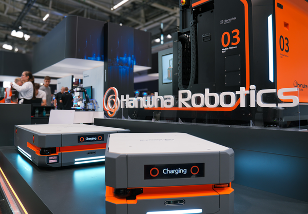 한화로보틱스의 전시부스.  [사진=한화로보틱스]