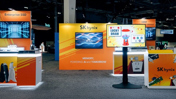 SK하이닉스가 미국에서 열린 HPE Discover 2025’(HPED)에 참가해 자사 제품을 전시했다. [사진=SK하이닉스]
