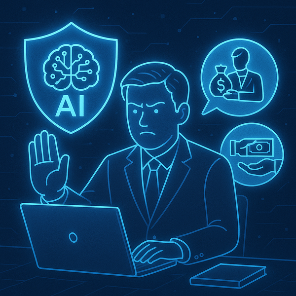 생성형 인공지능(AI) 기술이 발달하면서 주요 은행들이 불완전 판매 방지, 의심 거래 포착, 각종 불법 사례 접수 등을 임직원이 아닌 생성형 AI에 맡기는 경우가 증가하고 있다. AI를 활용한 금융사고 예방과 관련한 가상의 이미지. [사진=DALL·E]