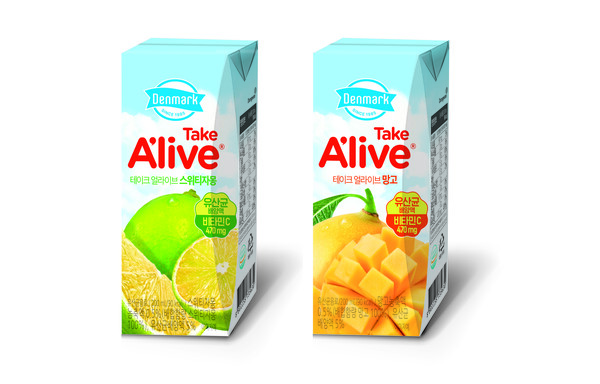 덴마크 테이크 얼라이브(멸균팩, 200mL). [사진=동원F&B]
