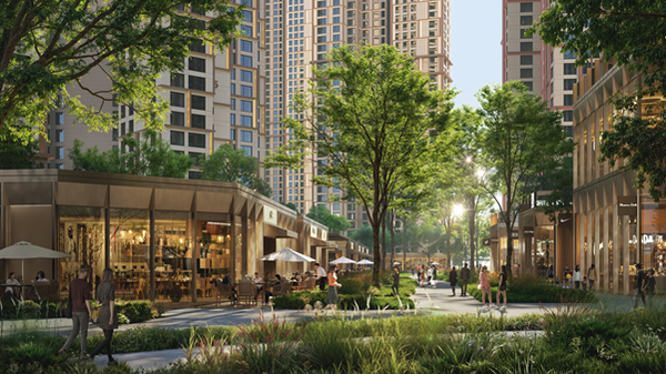 자연이 강조된 서울원 아이파크 단지. [사진=HDC현대산업개발]