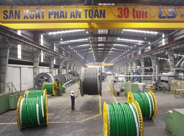 LS에코에너지 베트남 생산법인 LS-VINA 내부 시설 모습. [사진=LS에코에너지]