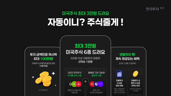 한국투자증권은 미국 배당주 투자 서비스 개편을 기념해 배당주 투자 이벤트를 진행한다고 18일 밝혔다. [사진=한국투자증권]