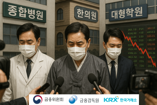 금융위원회·금융감독원·한국거래소가 공동으로 구성한 ‘주가조작 근절 합동대응단’은 대규모 자금을 동원해 2024년 초부터 현재까지 은밀하게 주가를 조작해 400억원 상당의 부당이득을 취해 온 대형 작전세력을 적발했다고 23일 밝혔다. 적발된 주가조작 세력에 대한 가상의 이미지. [사진=DALL·E]