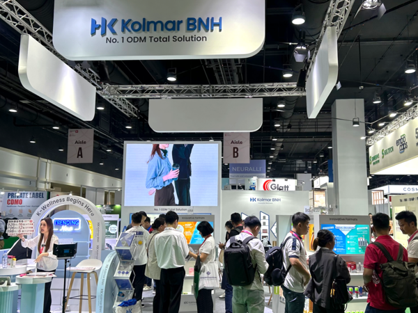 콜마비앤에이치는 태국 방콕에서 17일부터19일까지 열린  '비타푸드아시아2025' 행사에 4년 연속  참석, 글로벌 시장에서의 경쟁력을 과시했다.[사진=콜마비앤에이치] 