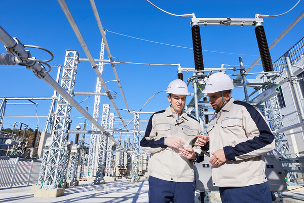 효성이 개발한 200MW 전압형 HVDC가 설치된 양주변전소. [사진=효성]