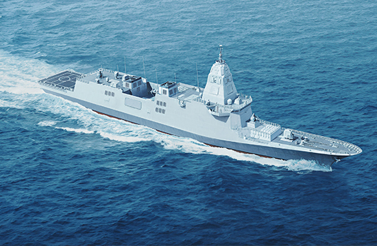 한국형 차기구축함(KDDX) 조감도. [사진=HD현대중공업]