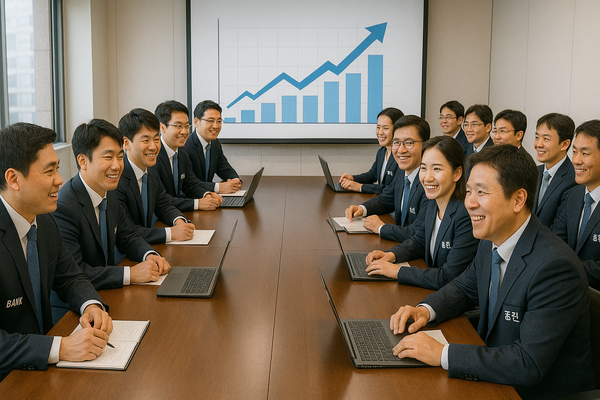 퇴직연금 상품 수익률 제고 관련 가상의 이미지. [사진=DALL·E]