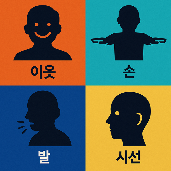 뇌졸중을 알리는 ‘이웃·손·발·시선’ 4가지. [일러스트=챗GPT]