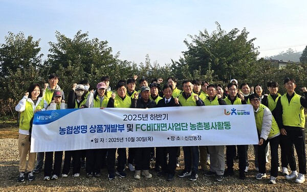 NH농협생명은 경기 포천시에서  농촌일손돕기를 실시했다고 30일 밝혔다. [사진=NH농협생명]
