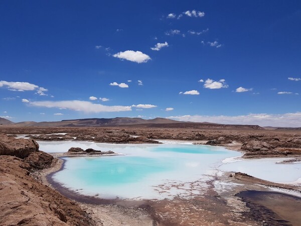 아르헨티나 옴브레 무에르토 리튬 염호. [사진=포스코홀딩스]