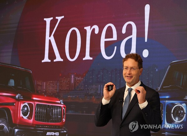 올라 칼레니우스 메르세데스-벤츠 그룹 CEO가