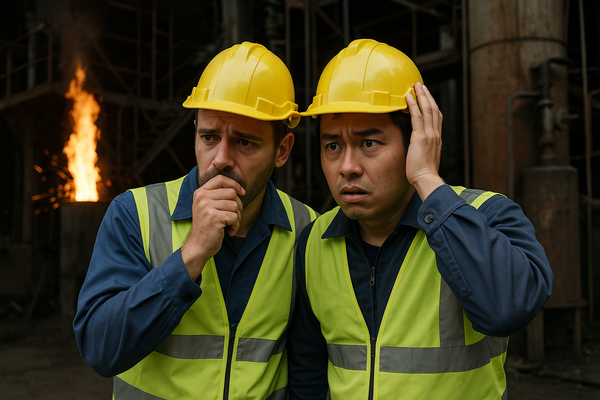 ESG 평가기관 서스틴베스트에 따르면 안전 관리 체계 인증 보유 비율이 증가했지만, 산업재해 건수는 줄지 않고 오히려 증가한 것으로 조사됐다. 산업재해 관련 가상의 이미지. [사진=DALL·E]