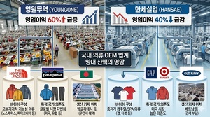 '한세실업 울고 영원무역 웃고'...의류 OEM 기업, 제품군과 공급망·관세... - 뉴스 썸네일 이미지