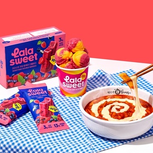 매운맛 뒤엔 저당 아이스크림...엽기떡볶이·라라스윗 콜라보 - 뉴스 썸네일 이미지